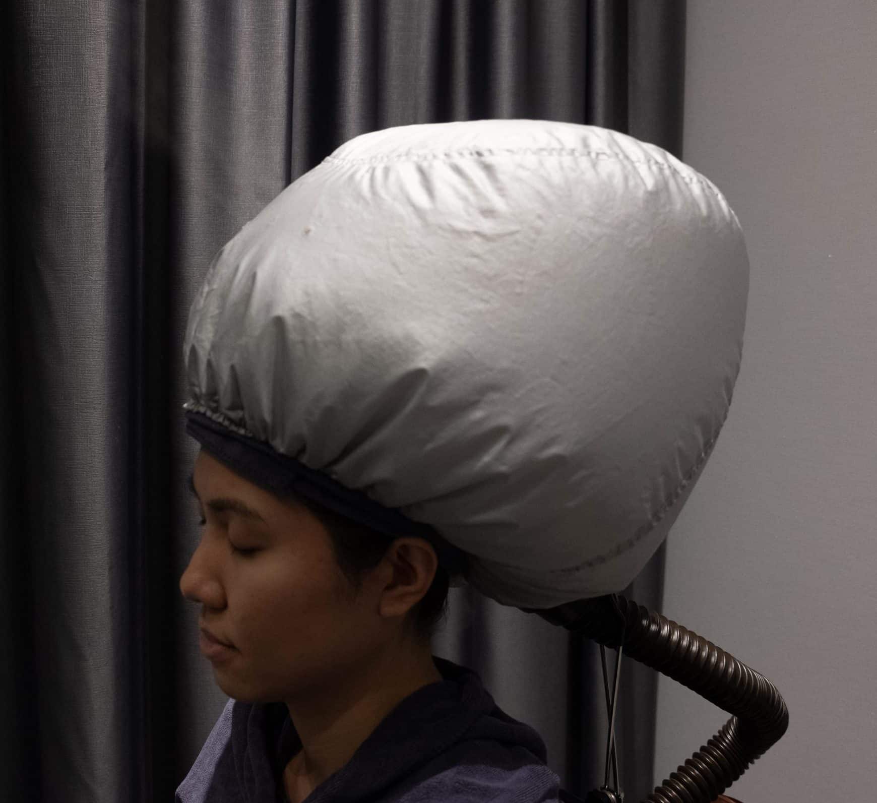 steaming for hair treatment