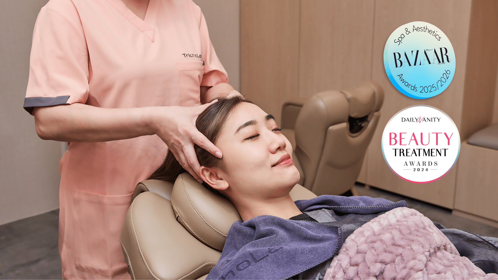 TrichoLuxe Heavenly Head Spa treatment